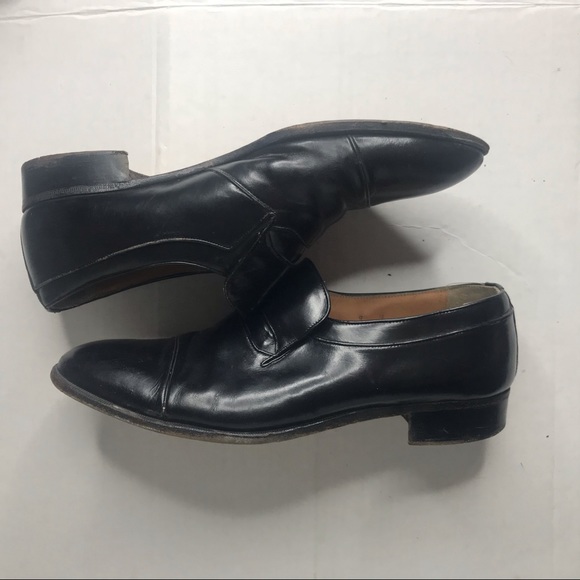 Men’s Black dress shoes size 91/2 leather main image 5